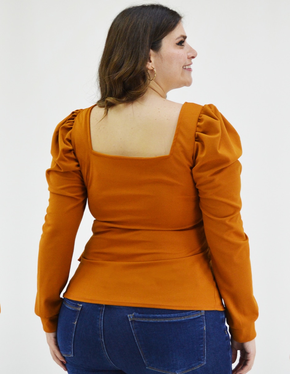 Blusa manga larga para mujer 3