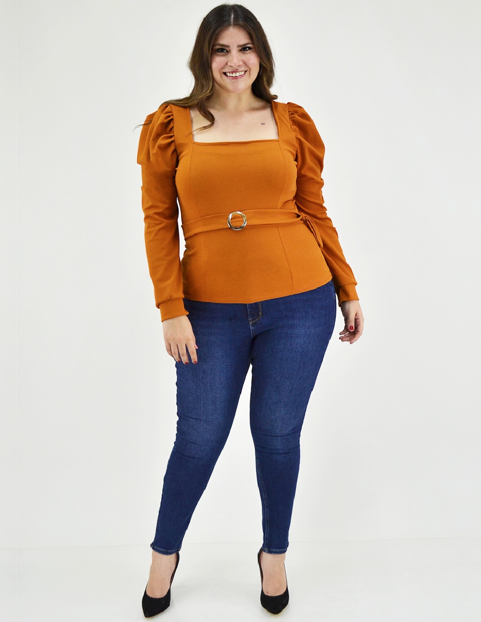 Blusa manga larga para mujer 6