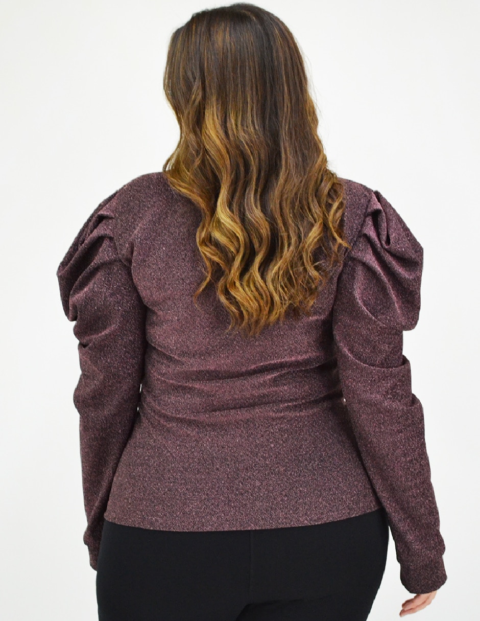 Blusa manga larga para mujer 4