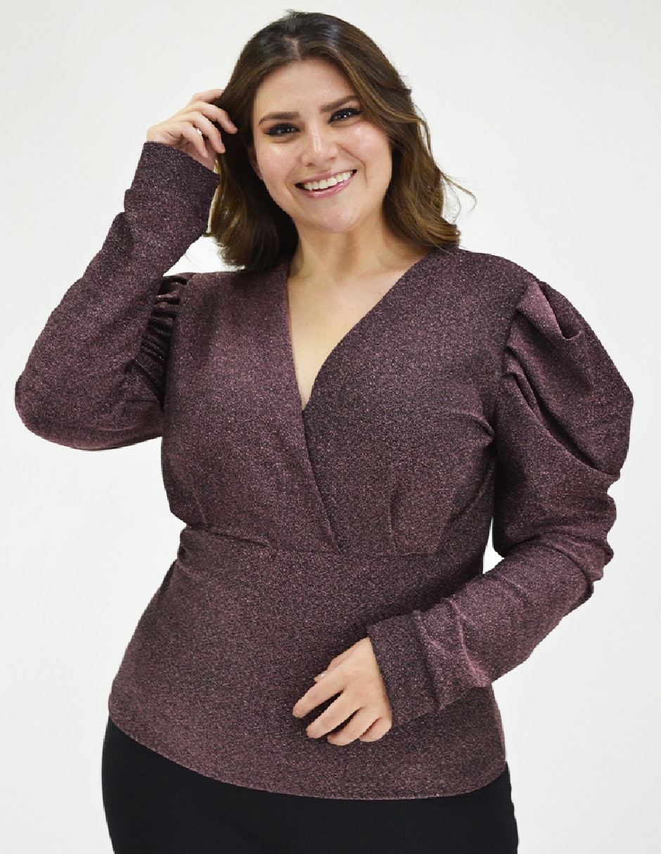 Blusa manga larga para mujer 6