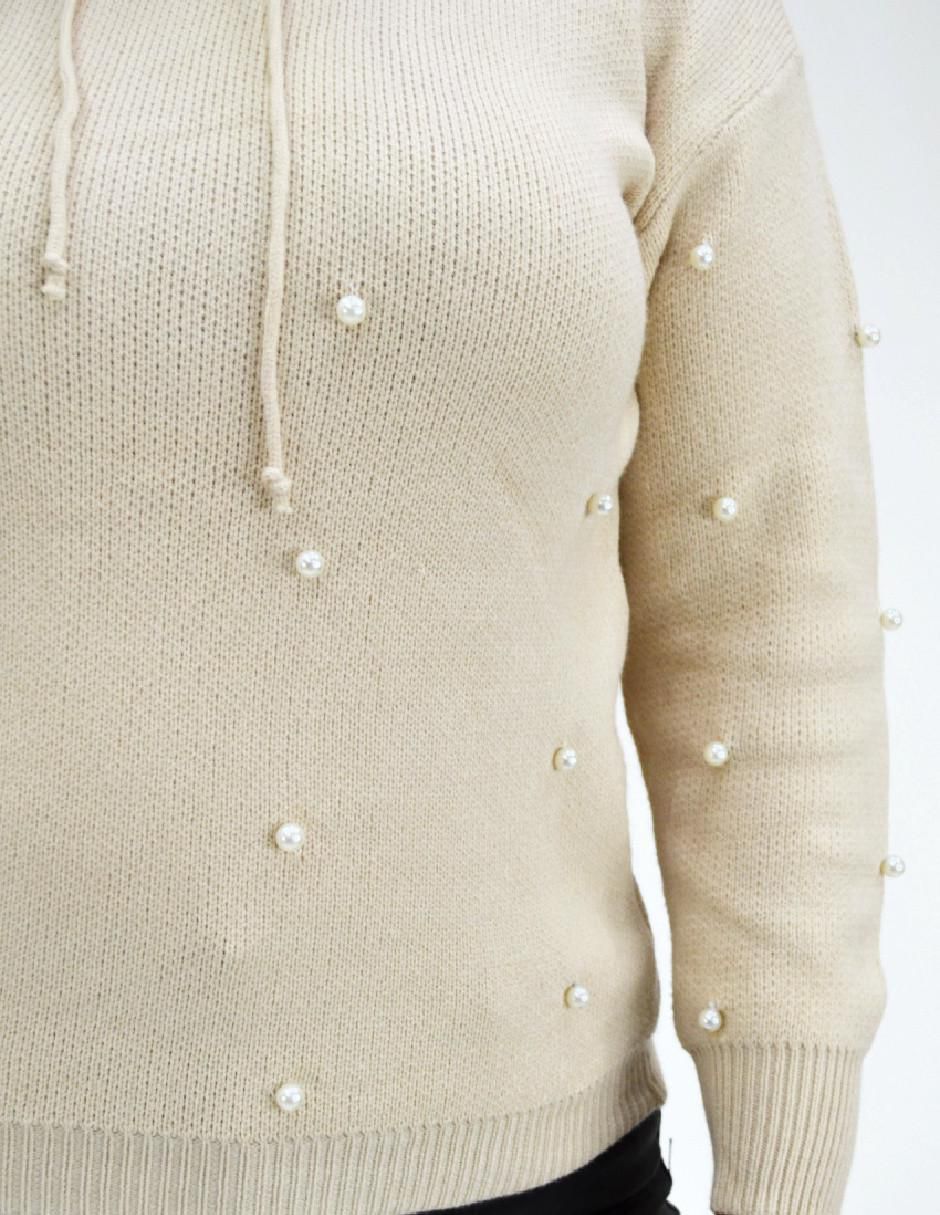 Suéter cuello redondo para mujer 4