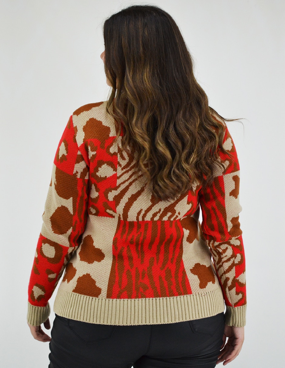Suéter cuello redondo para mujer 3