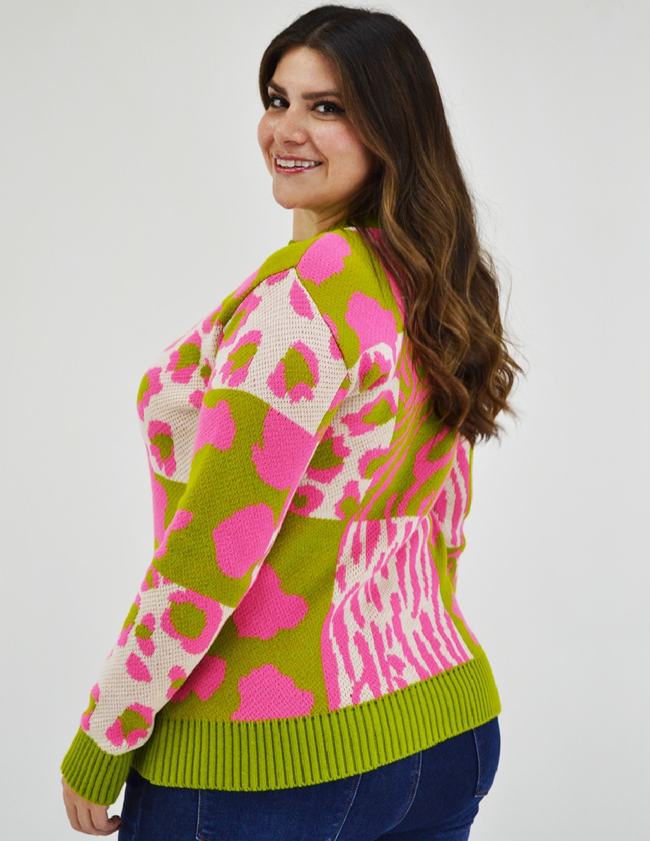 Suéter cuello redondo para mujer 3