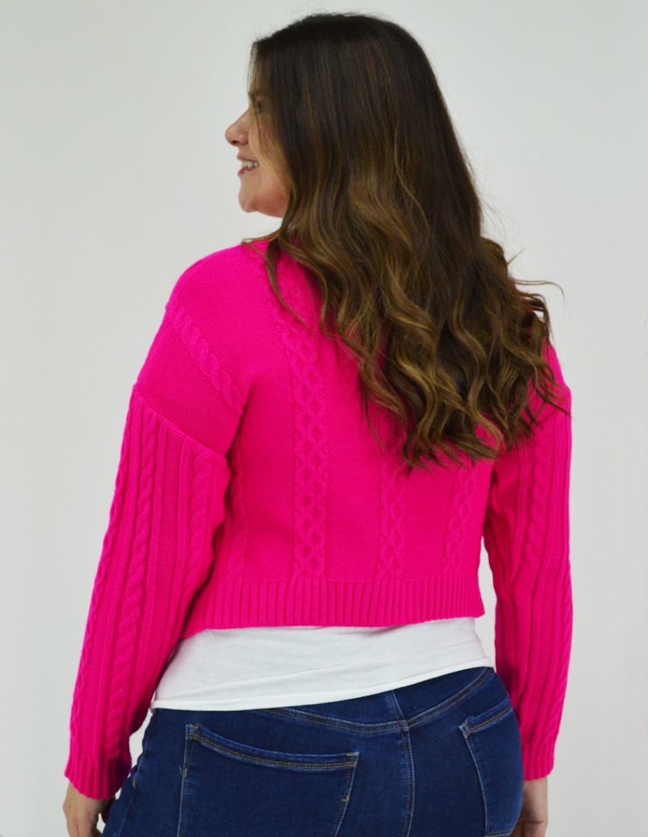 Suéter cuello redondo para mujer 3