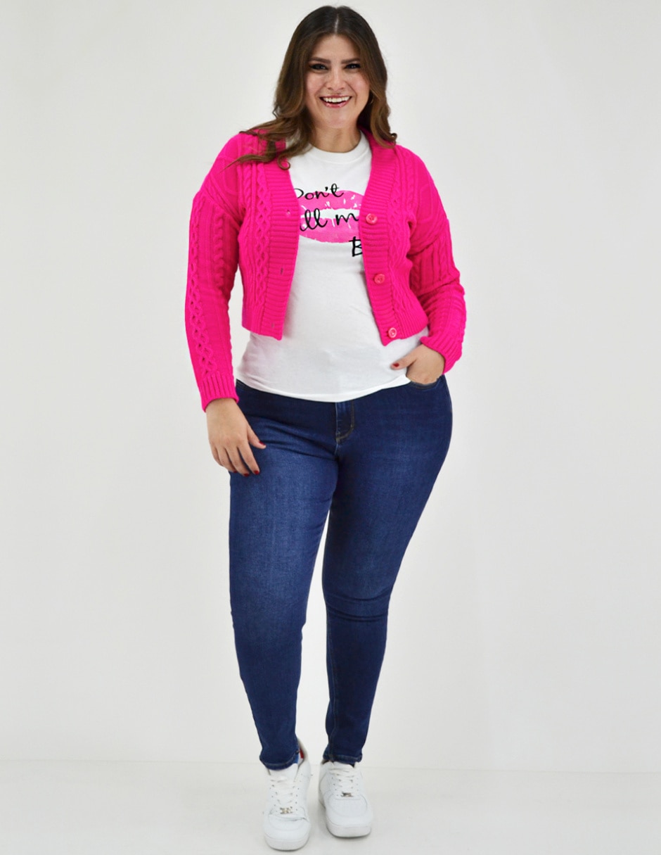 Suéter cuello redondo para mujer 5