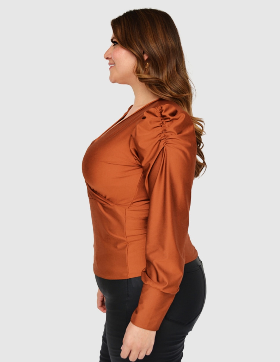 Blusa manga larga para mujer 3