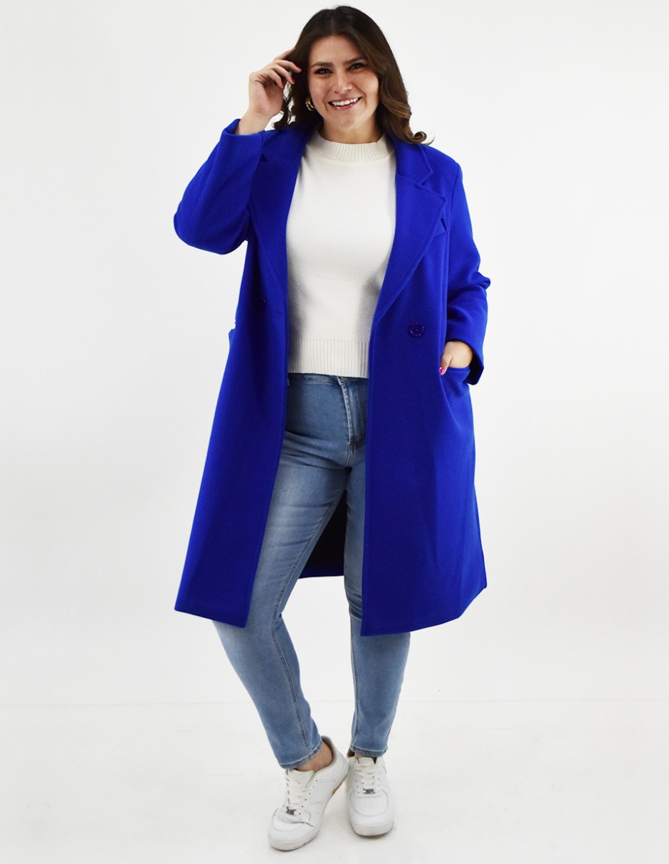 Abrigo cruzado para mujer 7