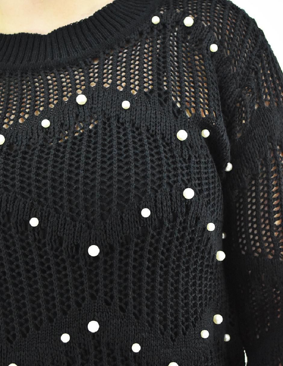 Suéter cuello redondo para mujer 3
