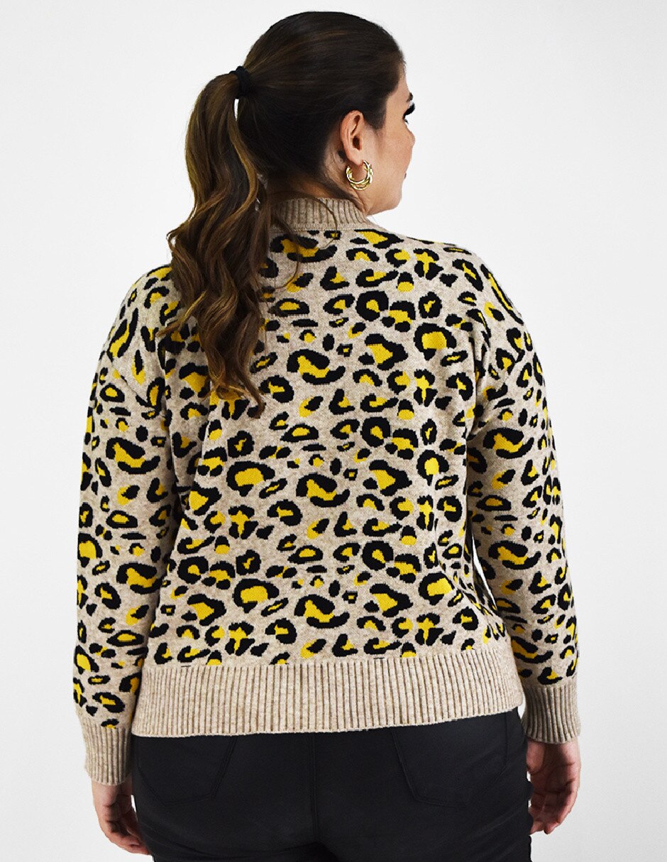 Suéter cuello redondo para mujer 3