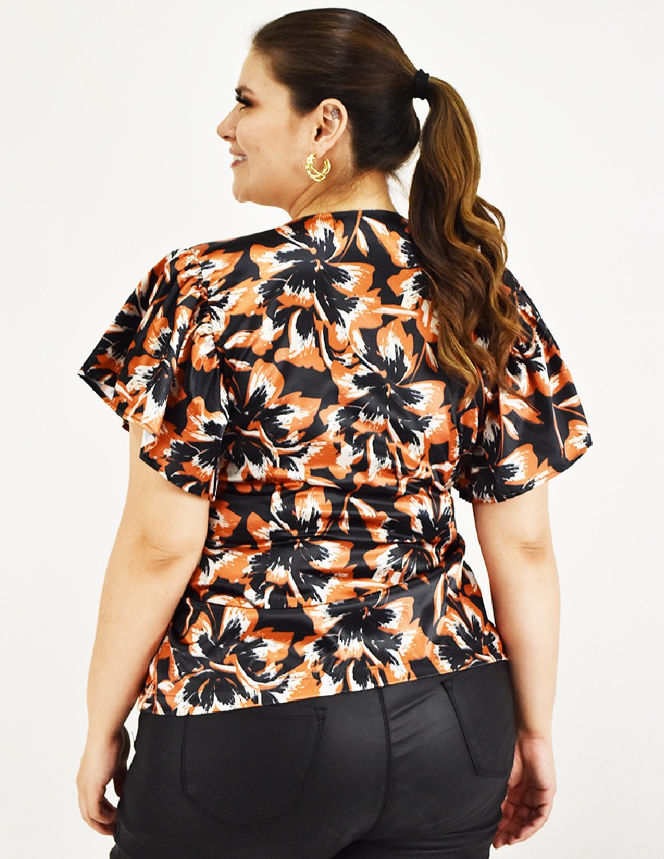 Blusa manga corta para mujer 3