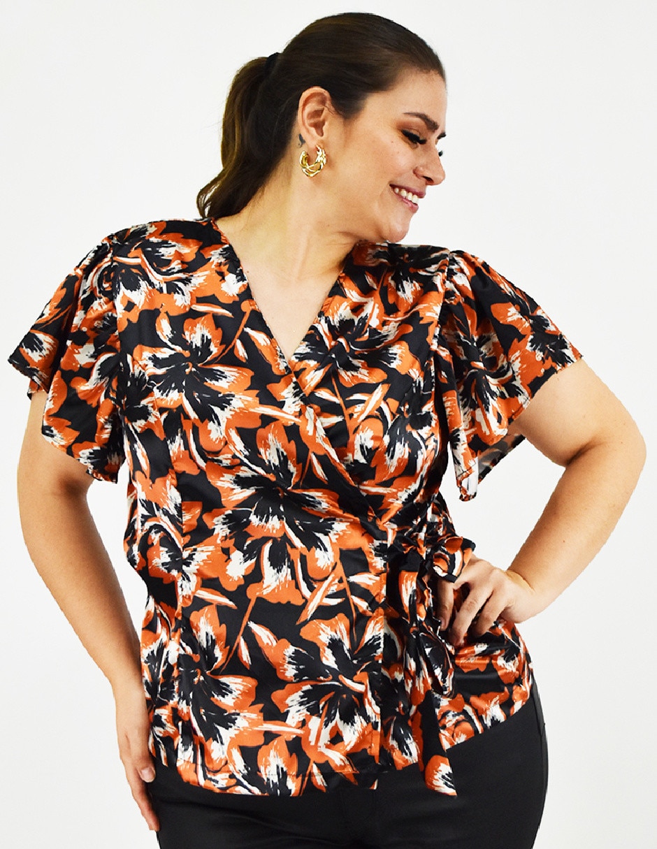 Blusa manga corta para mujer 5