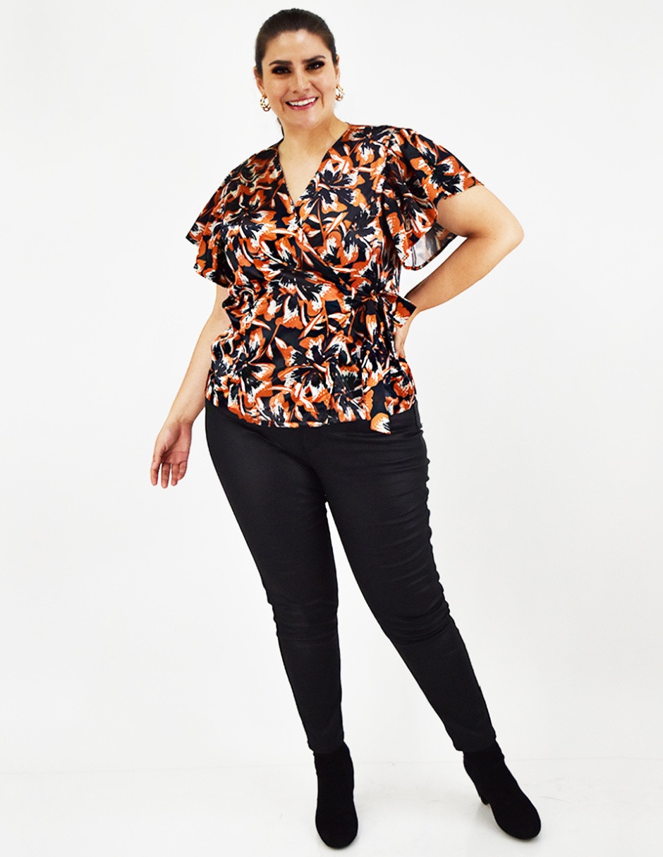 Blusa manga corta para mujer 6