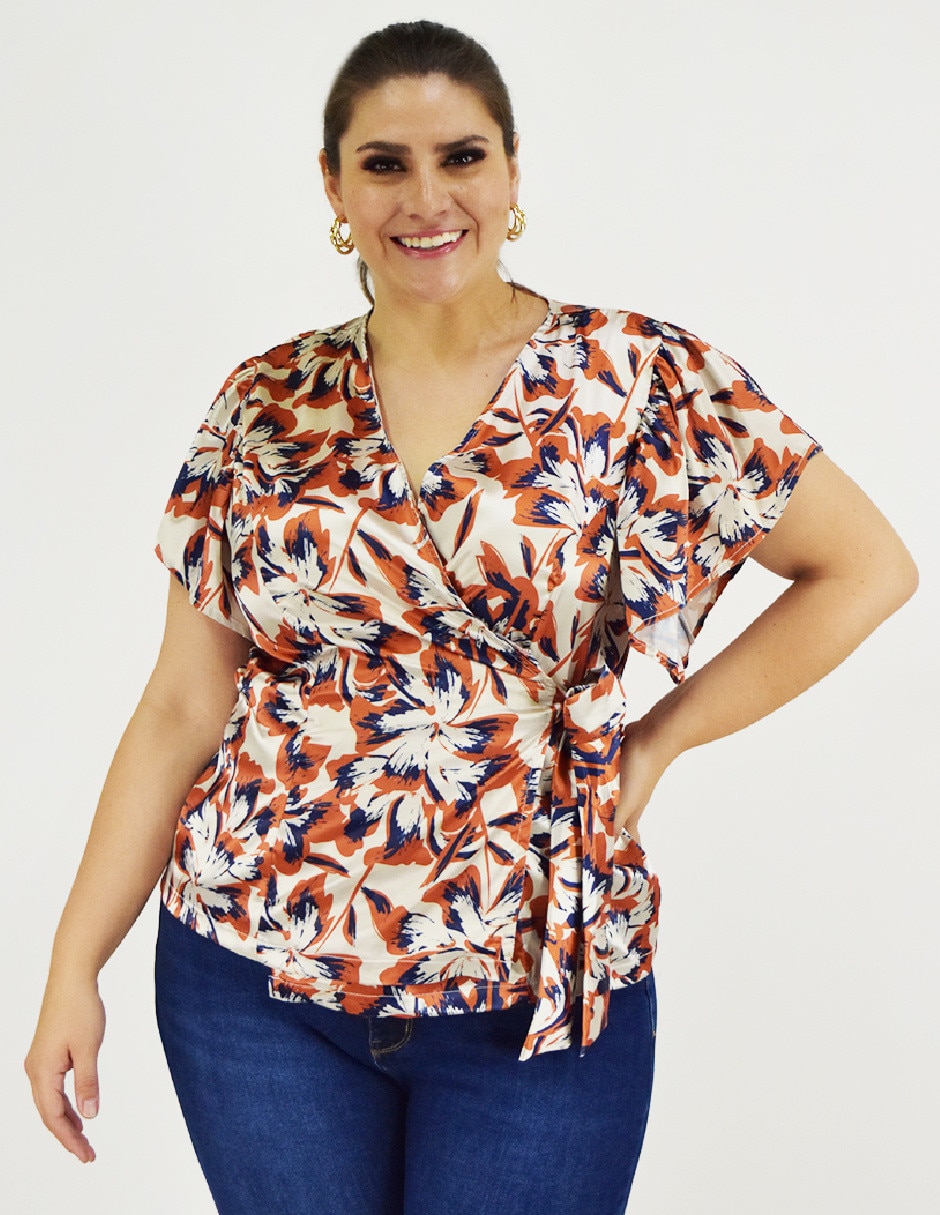 Blusa manga corta para mujer 5