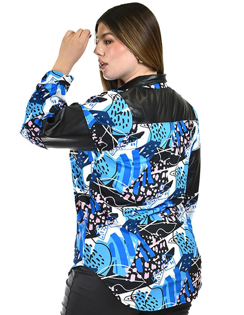 Blusa camisera manga larga para mujer 3