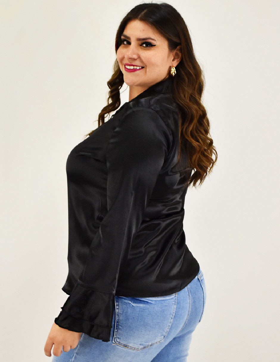 Blusa manga larga para mujer 2