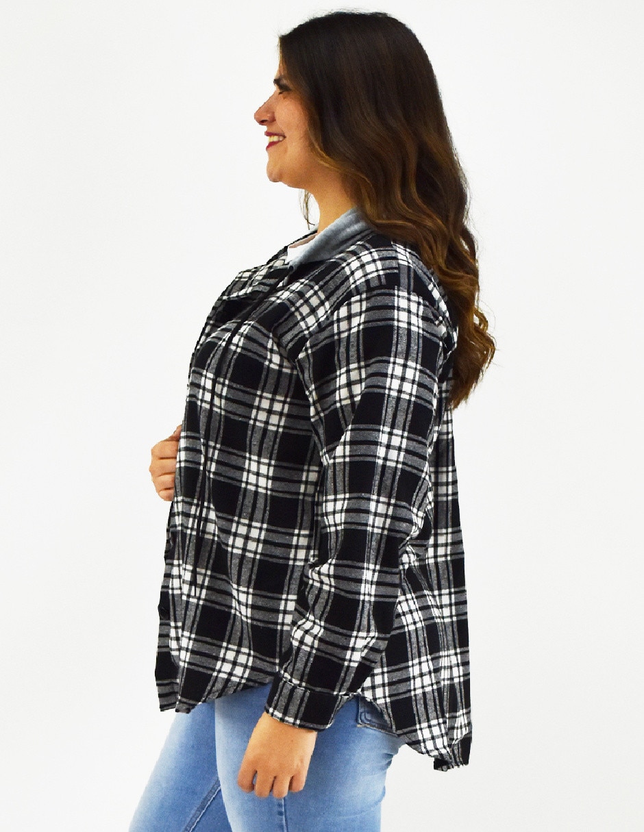 Blusa camisera manga larga para mujer 2