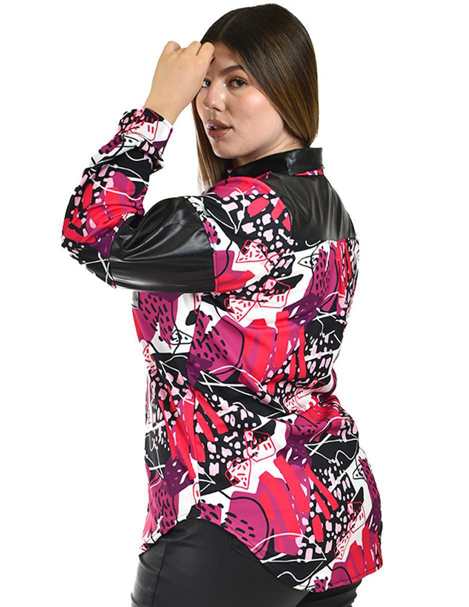 Blusa camisera manga larga para mujer 3