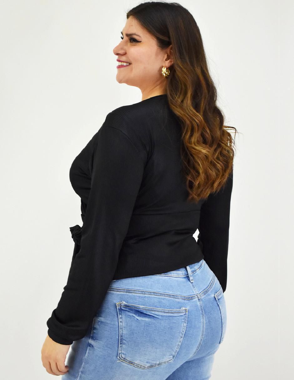 Blusa manga larga para mujer 3