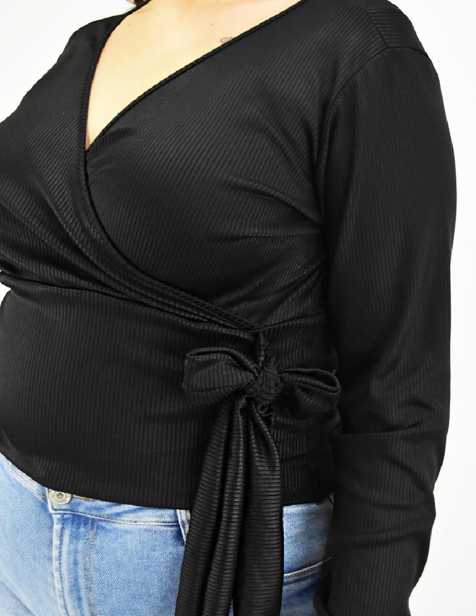 Blusa manga larga para mujer 4