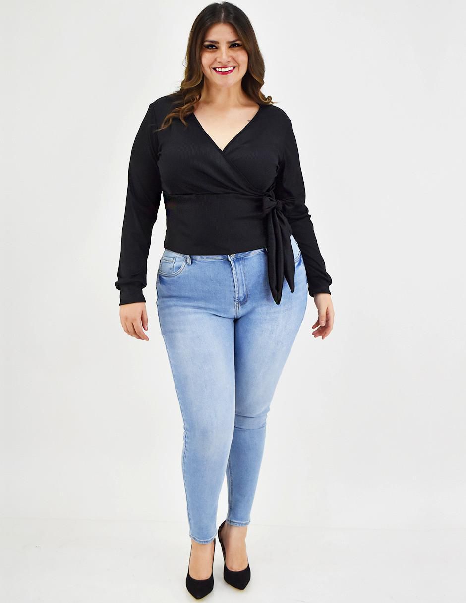 Blusa manga larga para mujer 6
