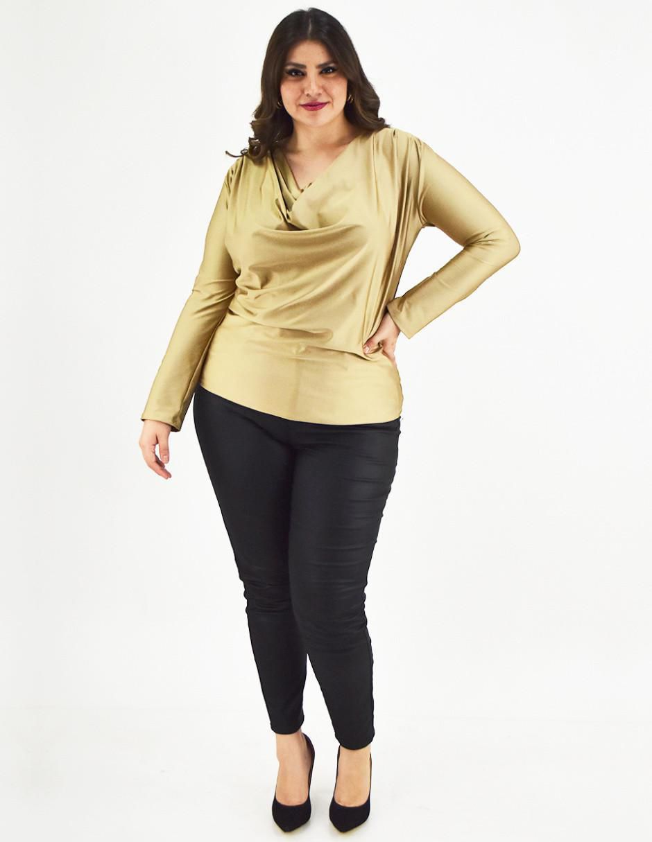 Blusa manga larga para mujer 6