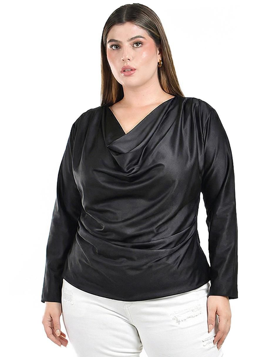 Blusa manga larga para mujer