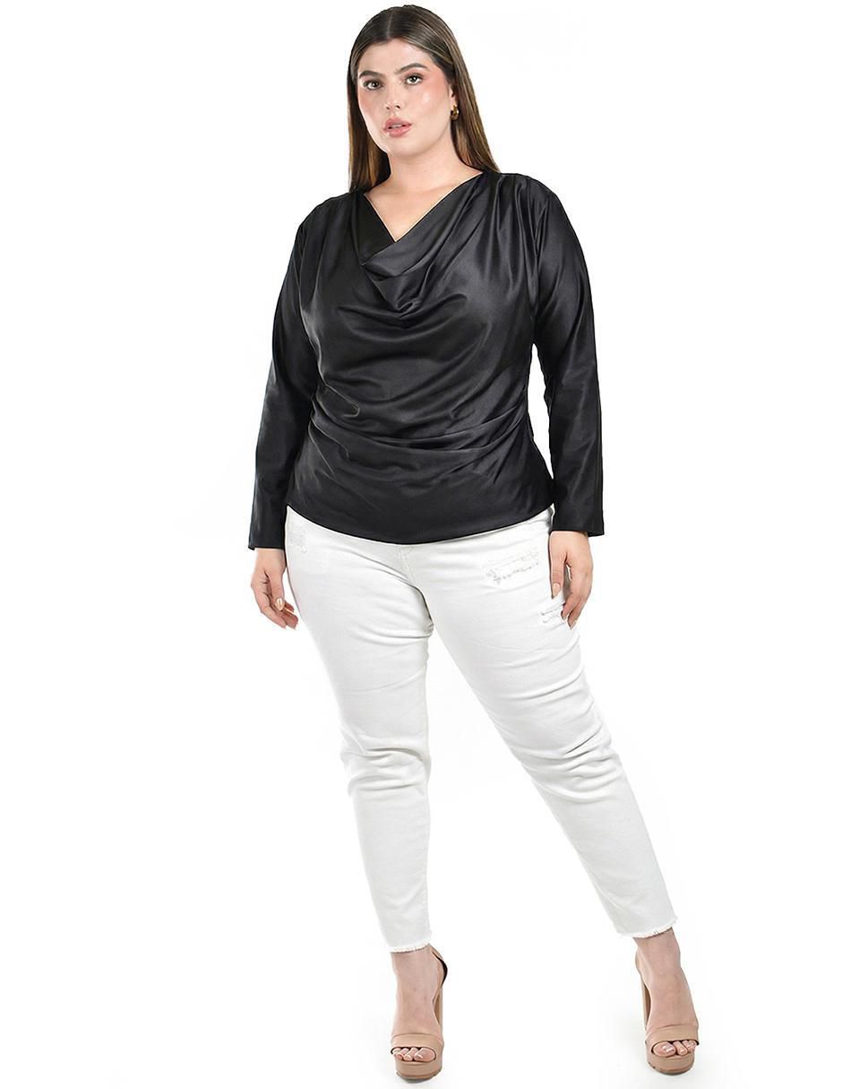 Blusa manga larga para mujer 4