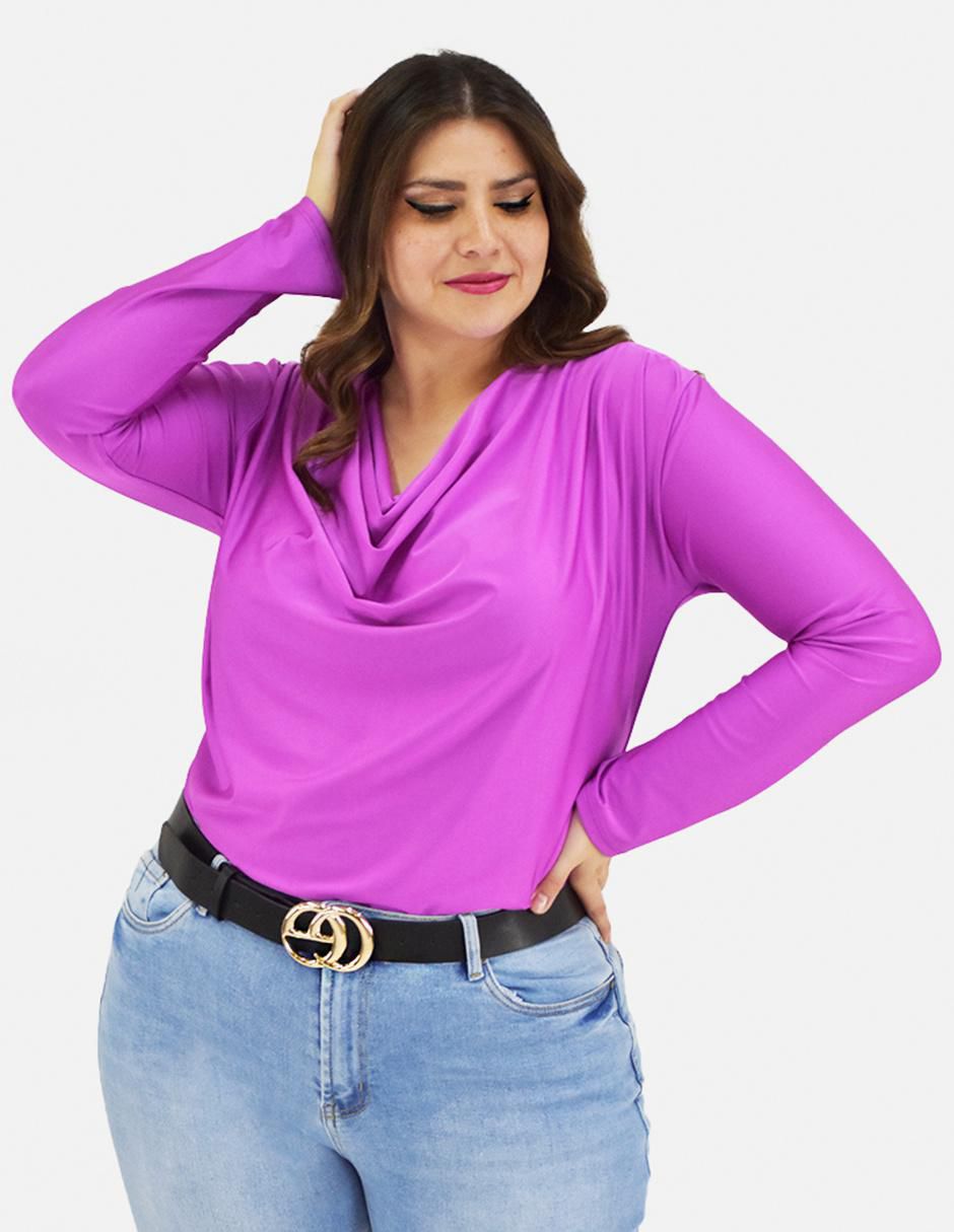 Blusa manga larga para mujer 1