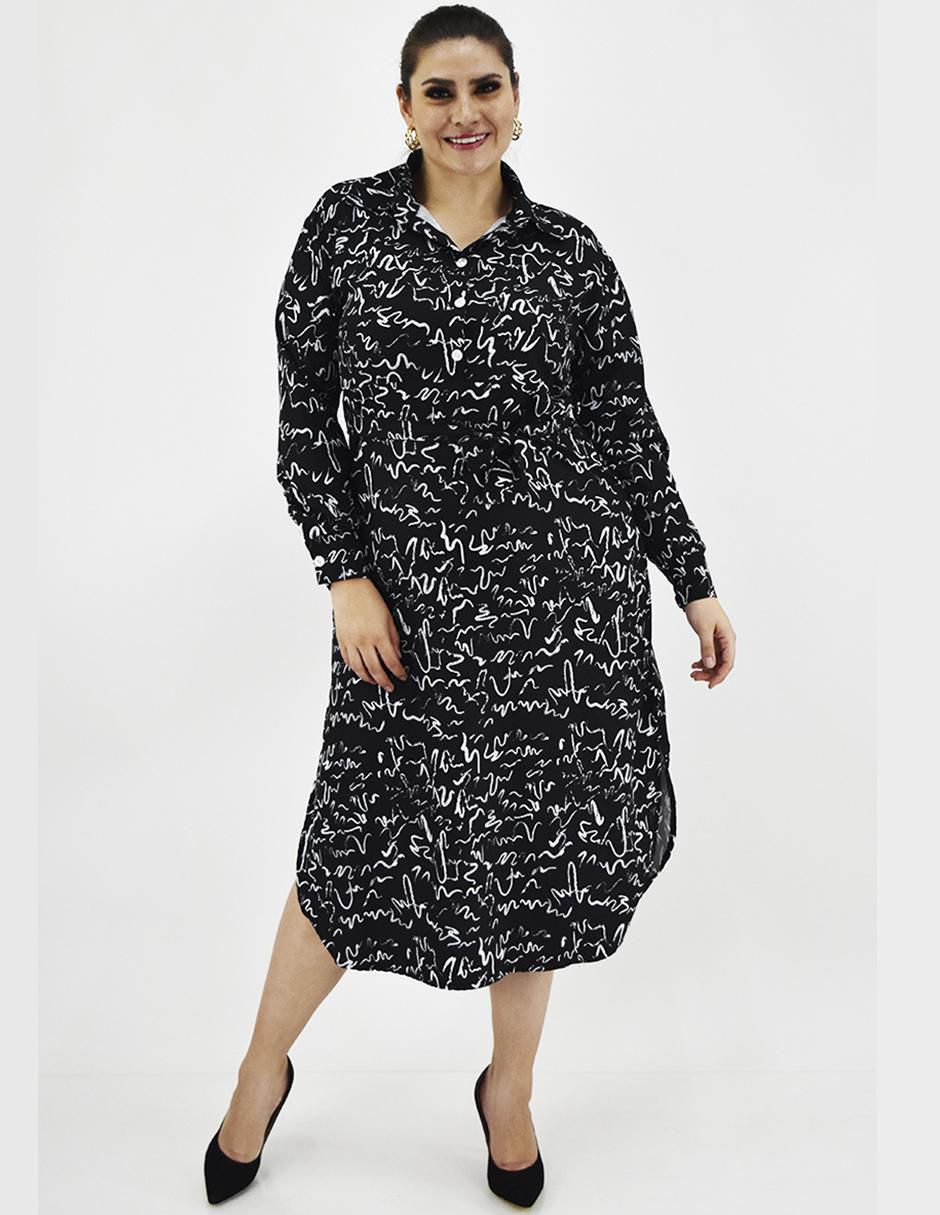 Vestido midi casual para mujer Vestido midi casual para mujer