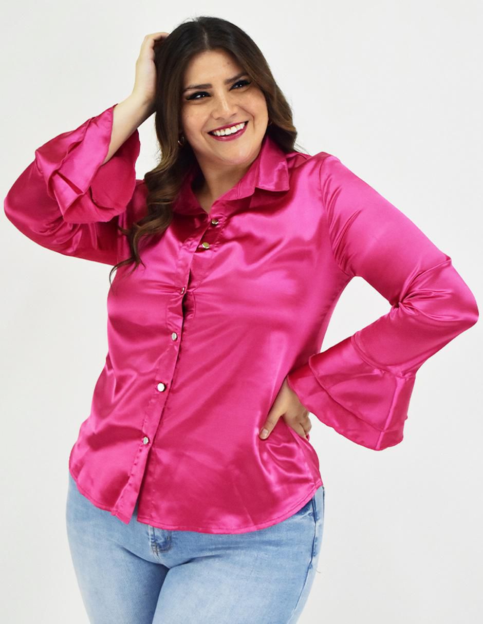 Blusa manga larga para mujer