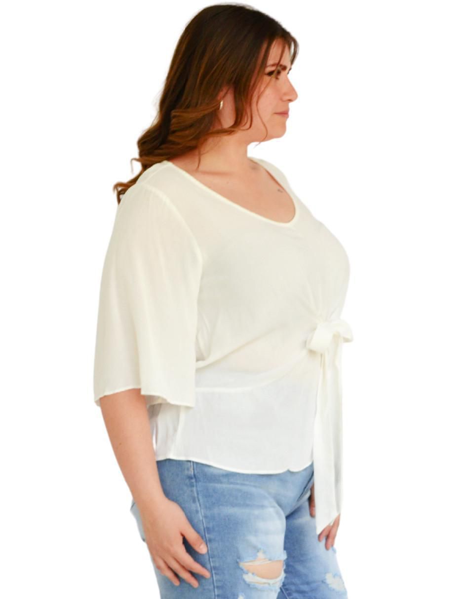 Blusa túnica manga 3/4 para mujer 2
