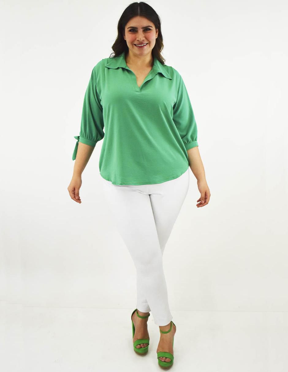 Blusa manga 3/4 para mujer 2