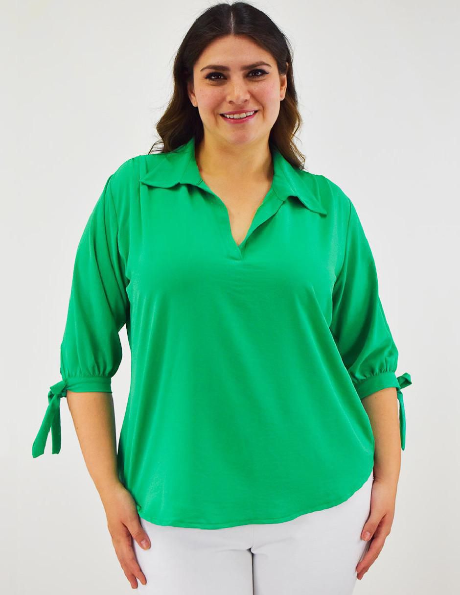 Blusa manga 3/4 para mujer Blusa manga 3/4 para mujer