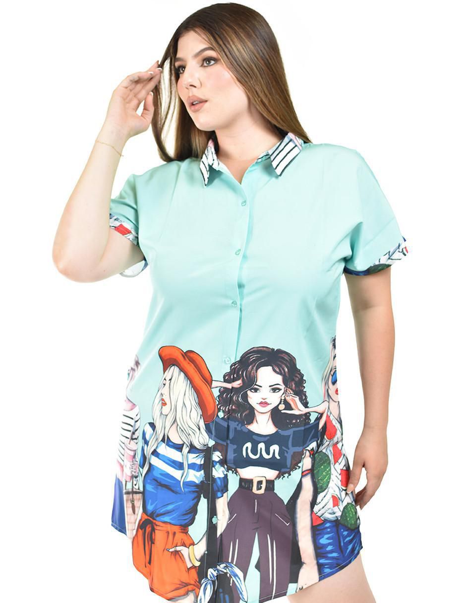 Vestido corto casual para mujer 4