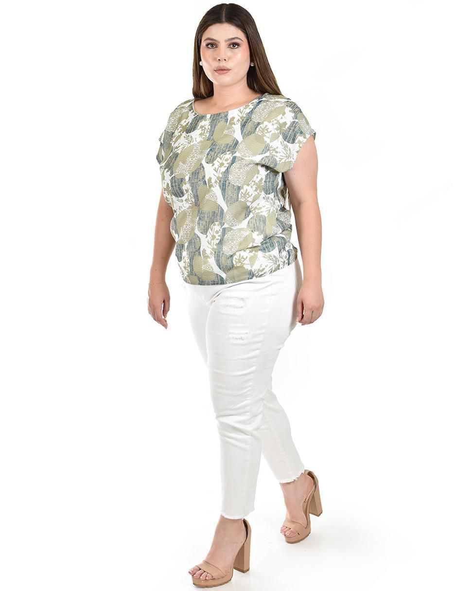 Blusa manga corta para mujer 3