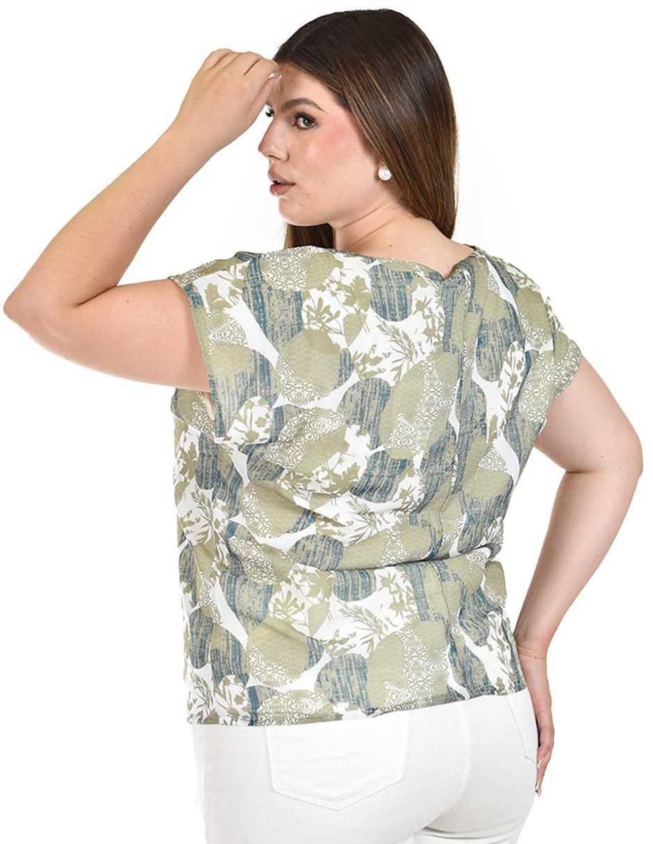 Blusa manga corta para mujer 4