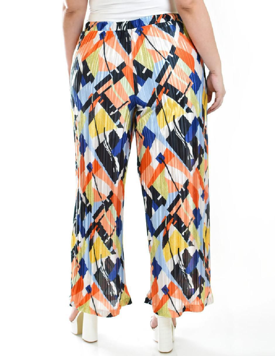 Pantalón plisado amplio para mujer 3