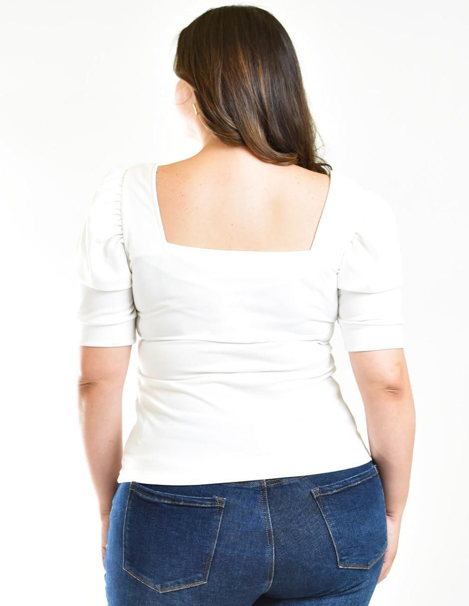 Blusa manga corta para mujer 3