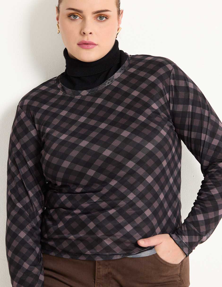 Blusa manga larga para mujer 4