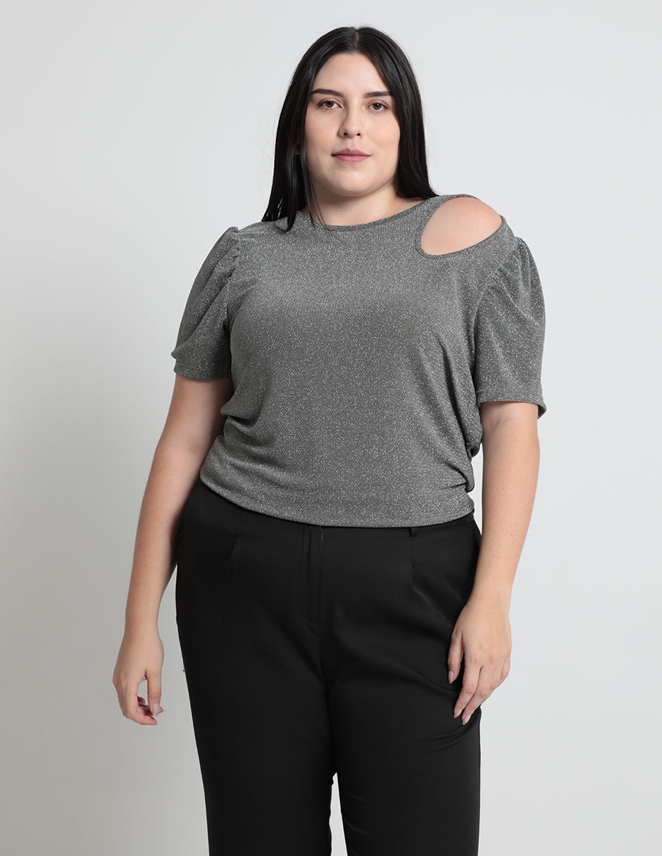 Blusa manga corta para mujer 1