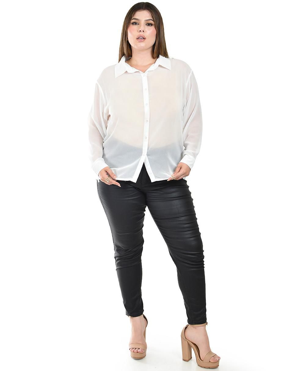 Blusa manga larga para mujer 7