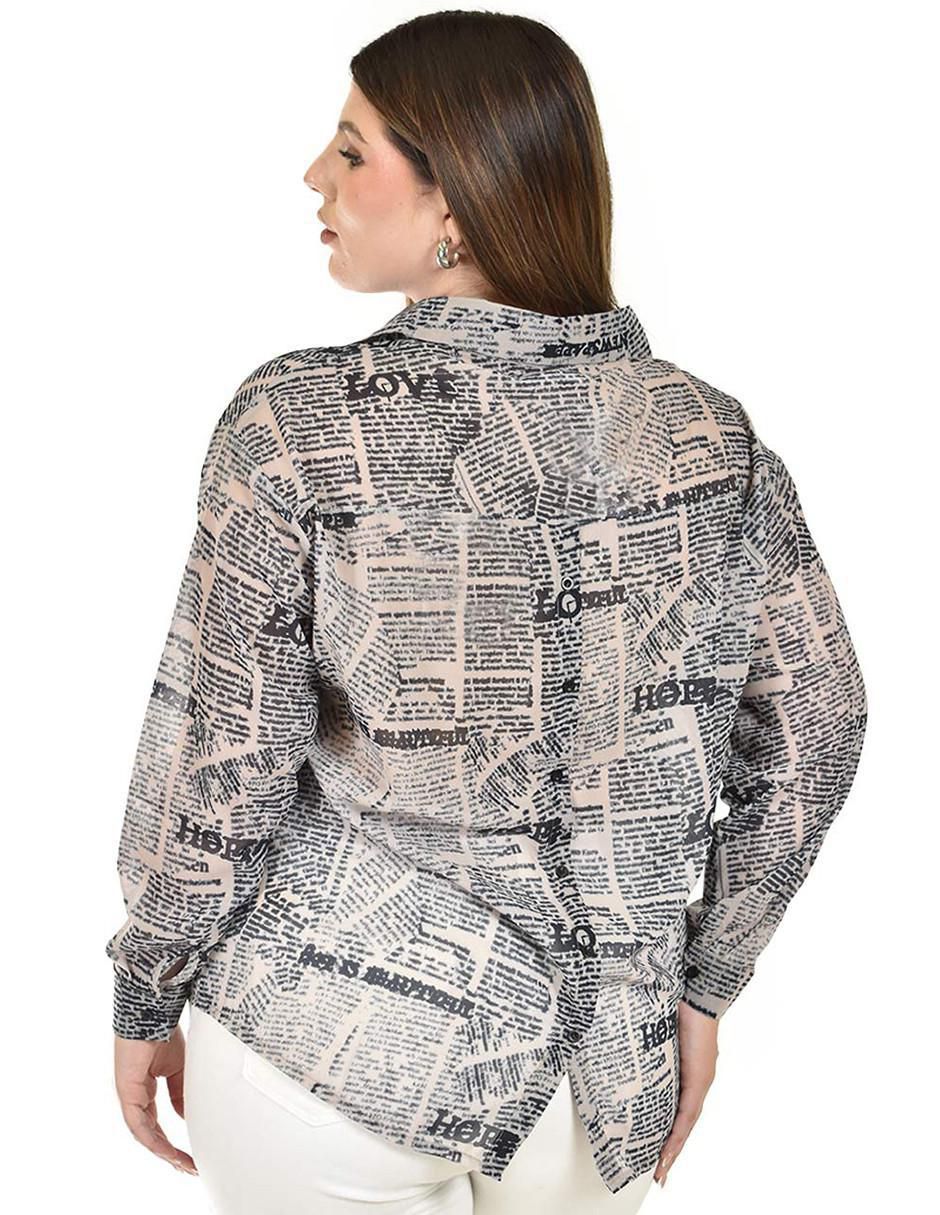 Blusa manga larga para mujer 3