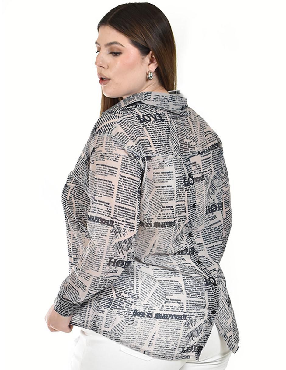 Blusa manga larga para mujer 4
