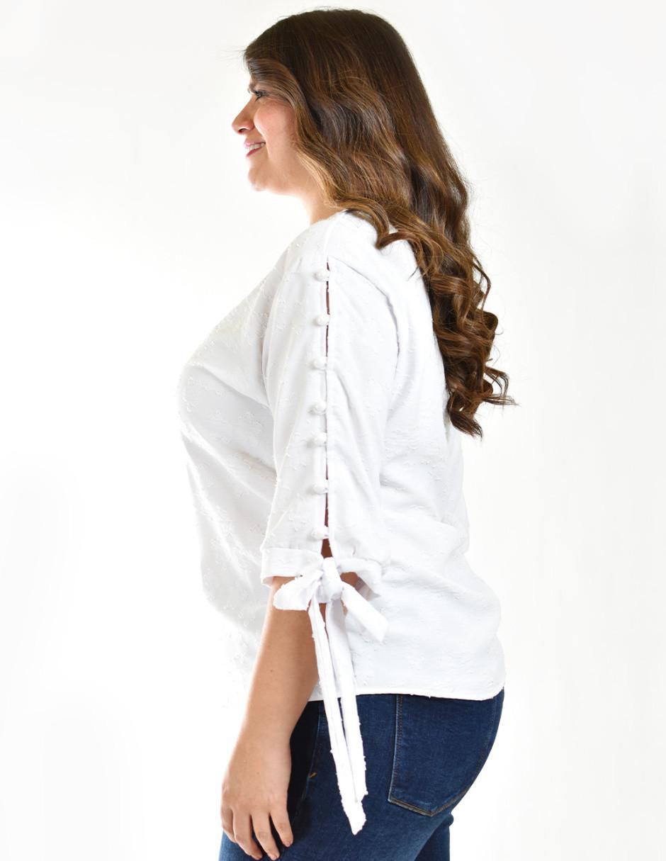 Blusa manga 3/4 para mujer 2