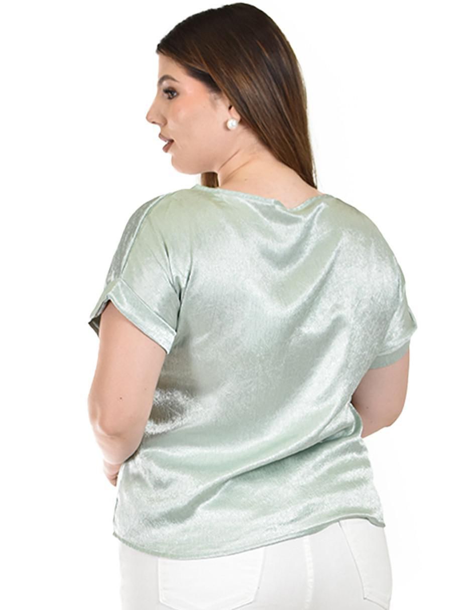 Blusa manga corta para mujer 3