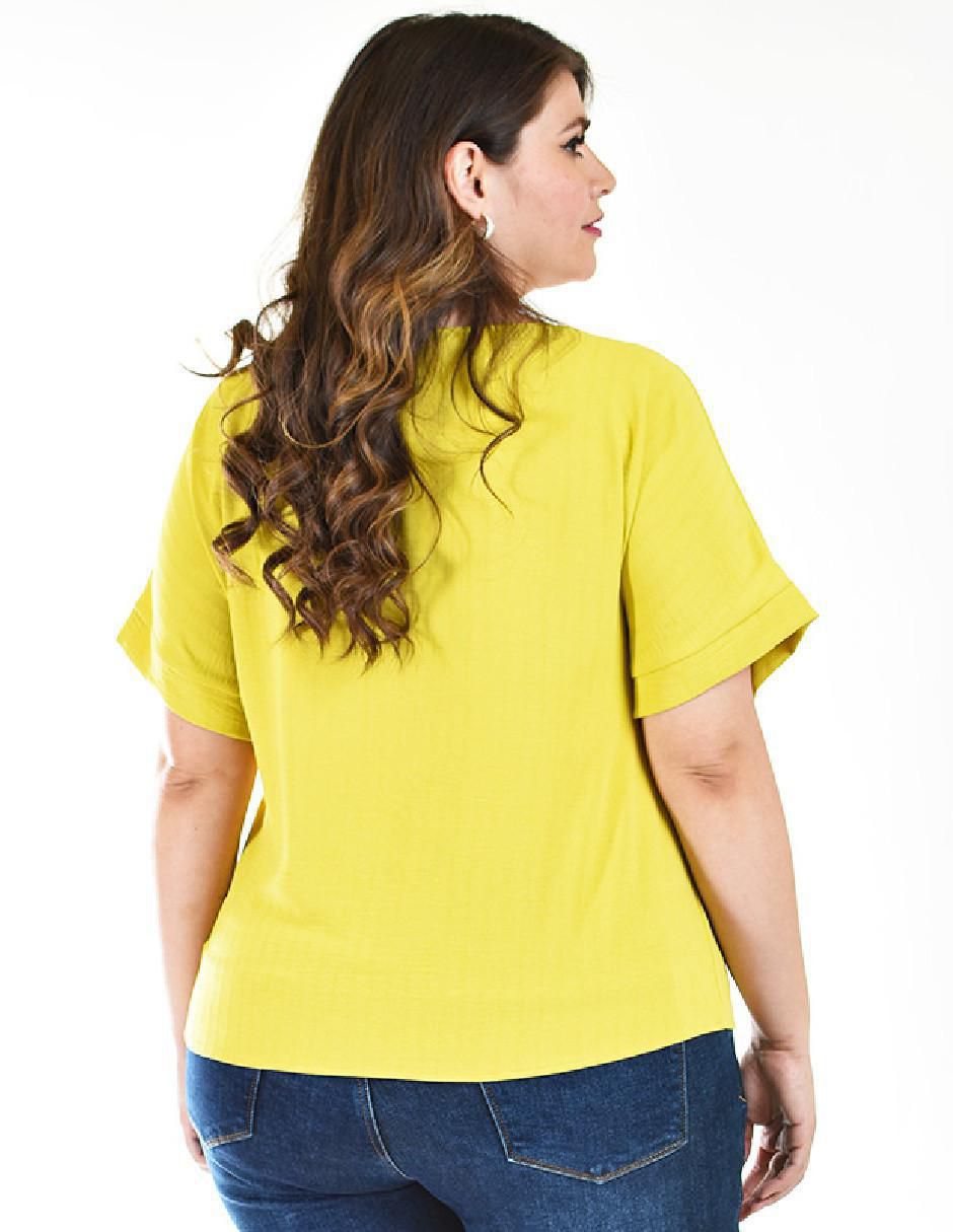 Blusa manga corta para mujer 3