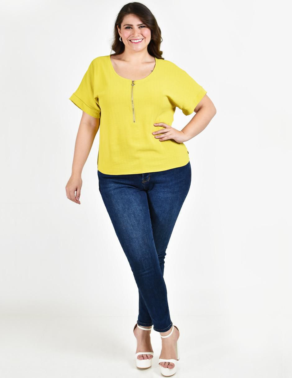 Blusa manga corta para mujer 6