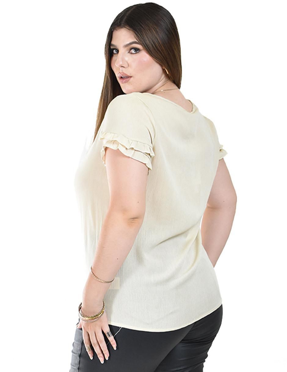 Blusa manga corta para mujer 3