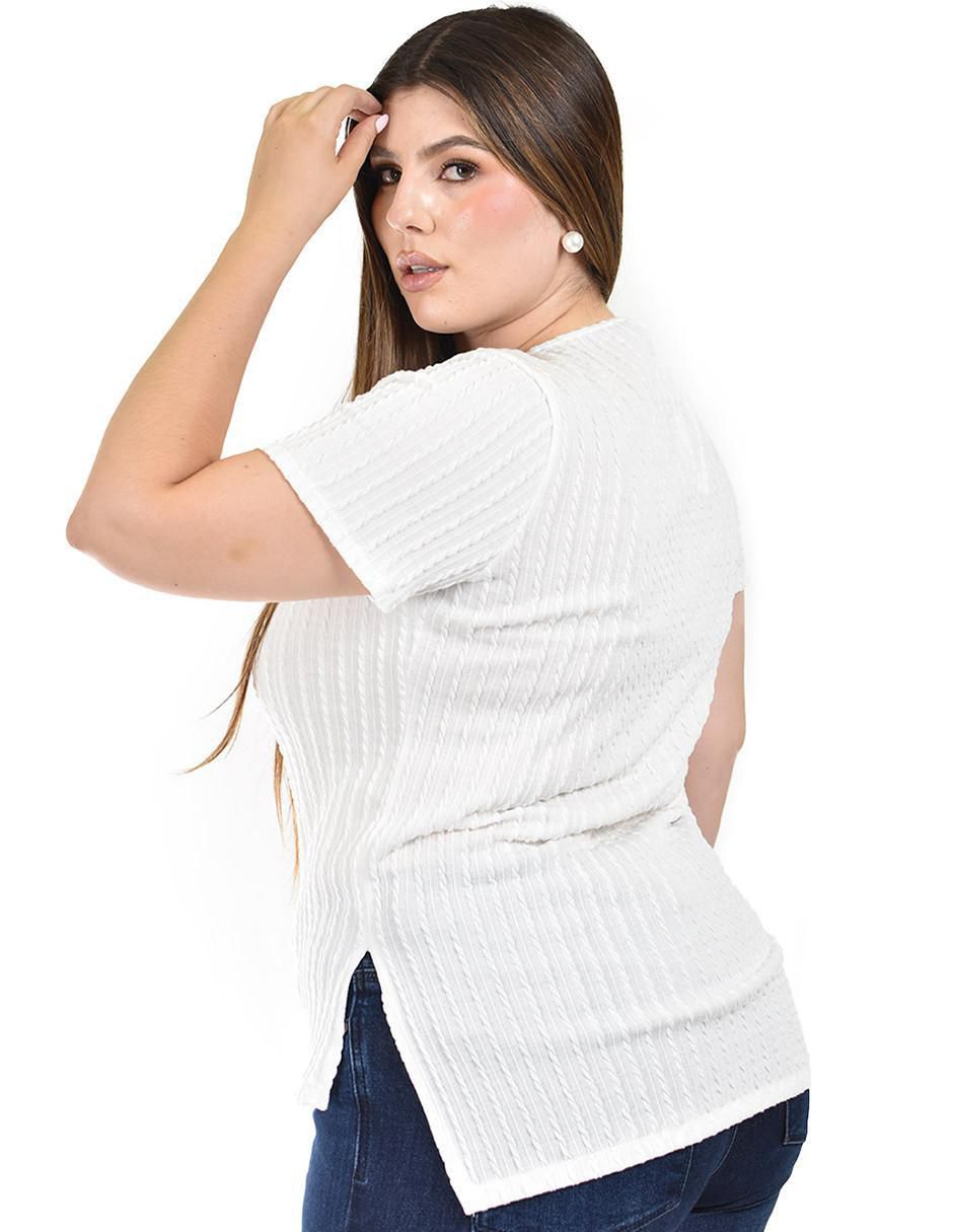 Blusa manga corta para mujer 3