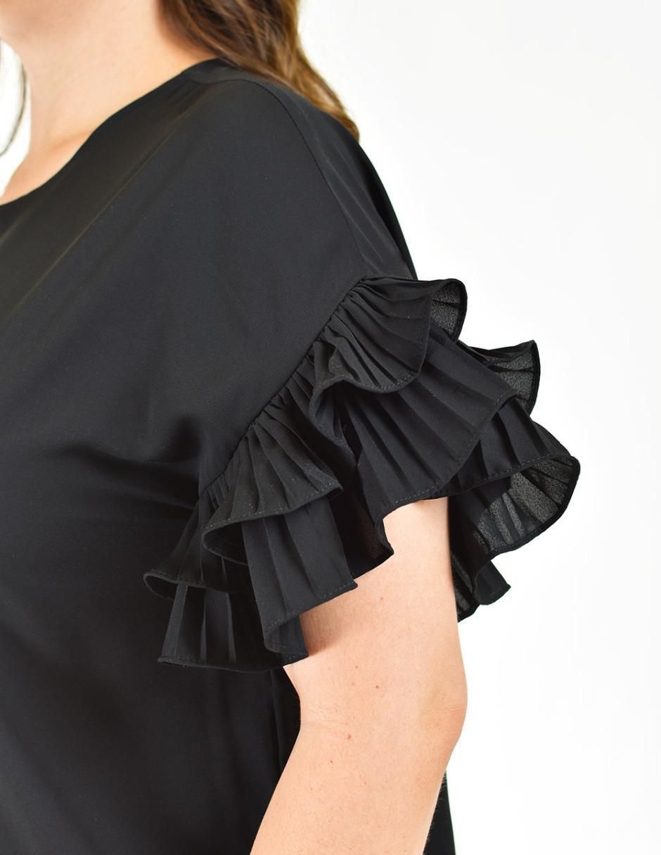 Blusa manga corta para mujer 4